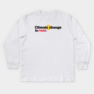 Climate change Kids Long Sleeve T-Shirt